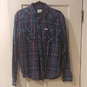 Topo Designs Mountain Shirt Blue Plaid